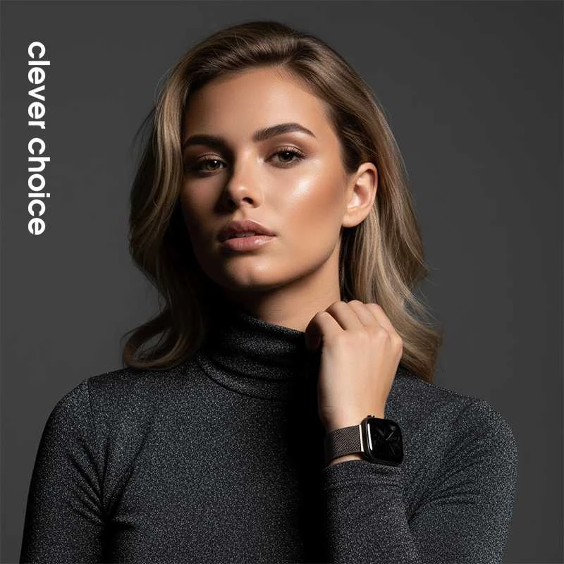 Crong Milano Steel - Stainless Steel apyrankė skirta Apple Watch 38/40/41/42 mm Graphite