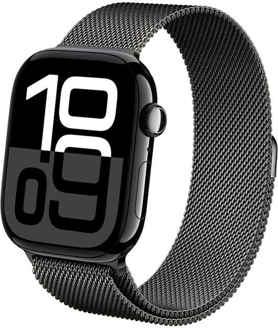 Crong Milano Steel - Stainless Steel apyrankė skirta Apple Watch 38/40/41/42 mm Graphite