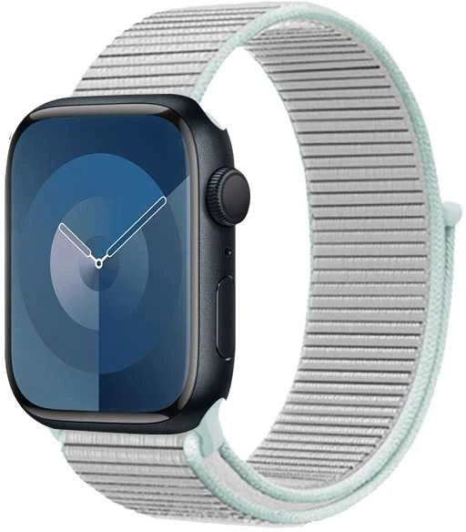 Crong Nylon – Sport apyrankė skirta Apple Watch 38/40/41/42 mm Pastel Pilkas