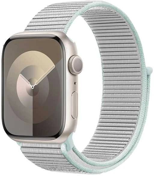 Crong Nylon – Sport apyrankė skirta Apple Watch 38/40/41/42 mm Pastel Pilkas