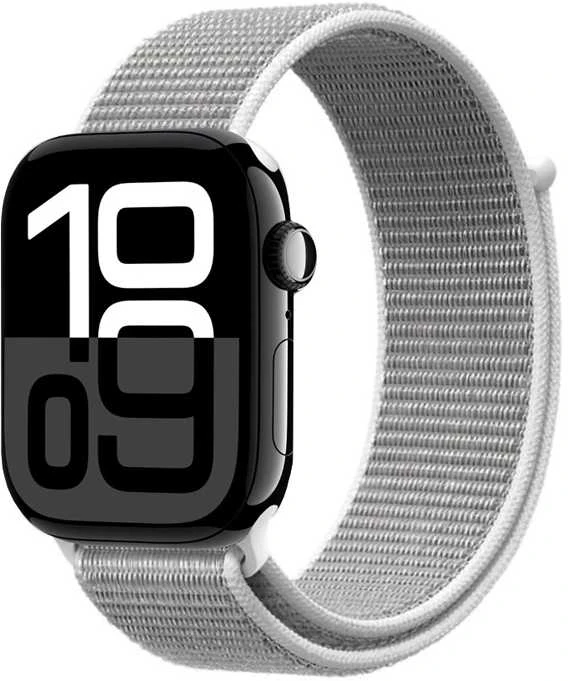 Crong Nylon - Sport Band for Apple Watch 38/40/41/42 mm (Sidabrinis Pilkas)