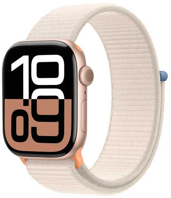 „Crong Nylon“ sportinė apyrankė, skirta „Apple Watch“ 38/40/41/42 mm (žvaigždžių šviesa)