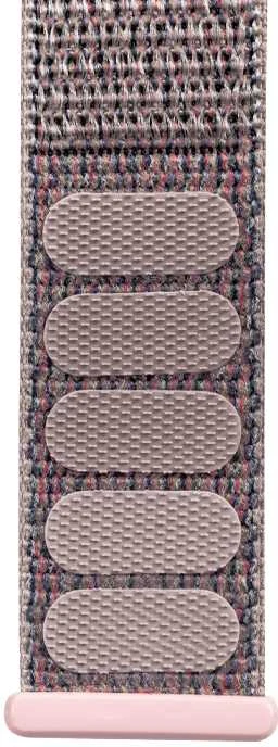 „Crong Nylon“ – sportinis dirželis „Apple Watch 38/40/41/42 mm“ (šviesiai raudonas)