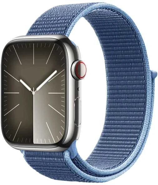 „Crong Nylon“ – sportinis dirželis „Apple Watch 38/40/41/42 mm“ (ocean Mėlyna)