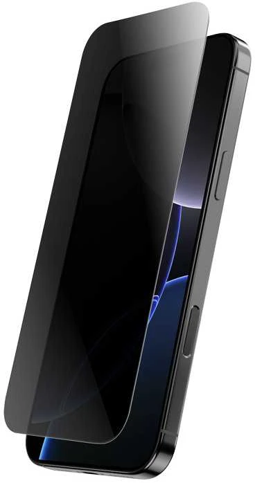 „Crong Privacy 3D Armor Glass“ – grūdintas privatumo stiklas, skirtas „iPhone 16 Pro“