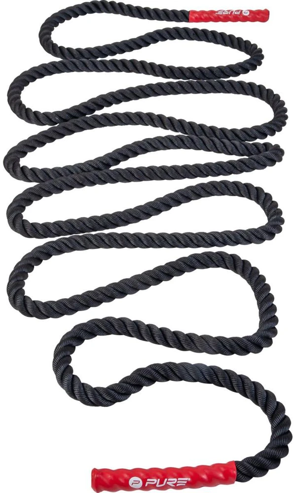 Pure2Improve Battle Rope 12m | Juodas/Raudona