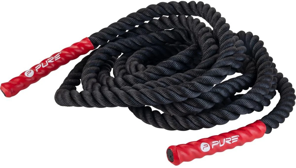 Pure2Improve Battle Rope 12m | Juodas/Raudona