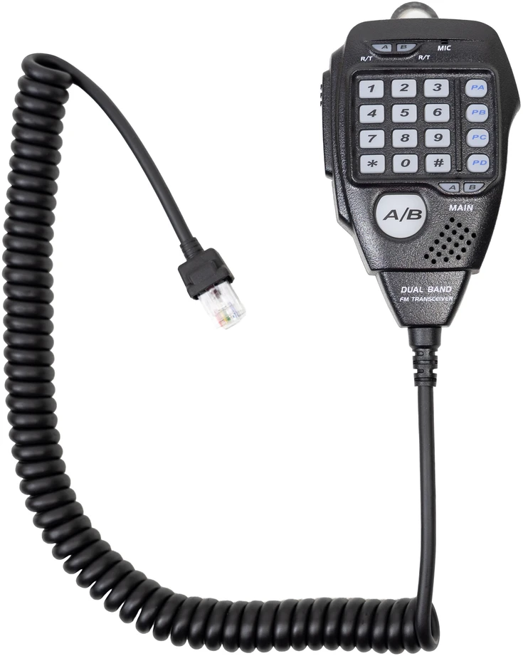 CRT mikrofonas su RJ45 jungtimi, skirtas CRT radijo stotelei MICRON UV
