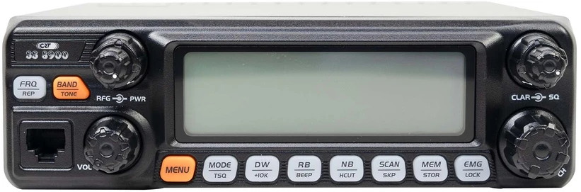 CRT SS 8900 AM, FM, LSB, USB, CW 28-29.7Mhz, ASQ, RF Gain, Roger Beep, 12V, programuojama radijo stotis