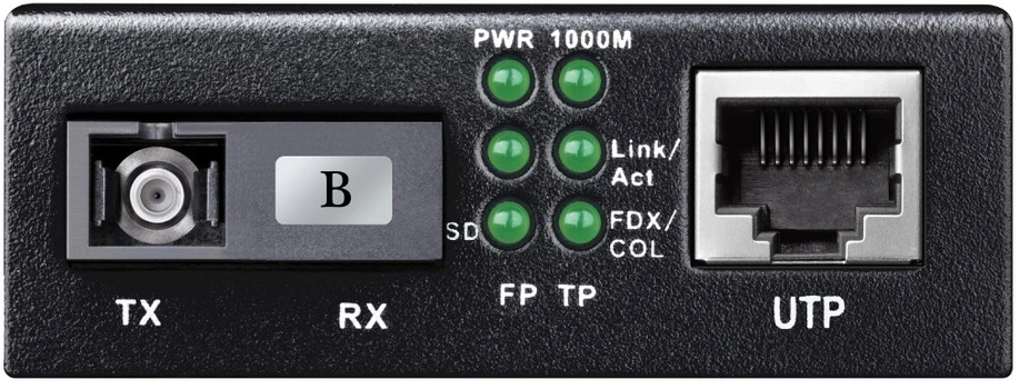Cudy MC100GSB-40B network media converter 1000 Mbit/s Multi-mode, Single-mode Juodas