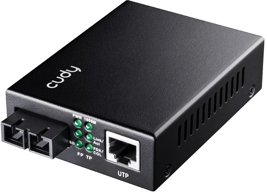 Cudy MC100GSB-40B network media converter 1000 Mbit/s Multi-mode, Single-mode Juodas