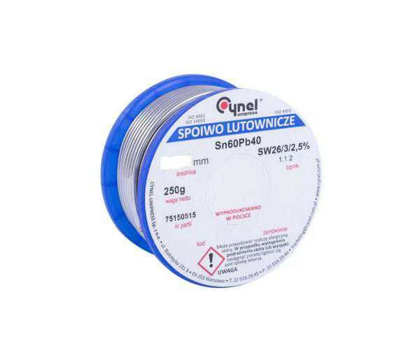 Cyna 3mm/250g Sn60Pb40 CYNEL