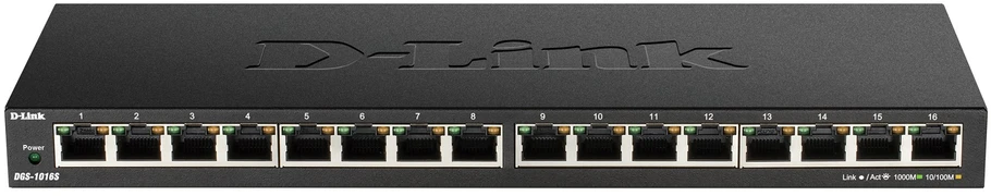 Šakotuvas D-LINK 16 prievadų 10/100/1000Mbps nevaldomas Gigabit Ethernet jungiklis