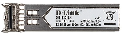 Šakotuvas D-Link | Kelių režimų siųstuvas-imtuvas | DIS-S301SX | Dvipusis LC jungtis | Bangos ilgis 850 nm | Maksimalus perdavimo atstumas 550 m