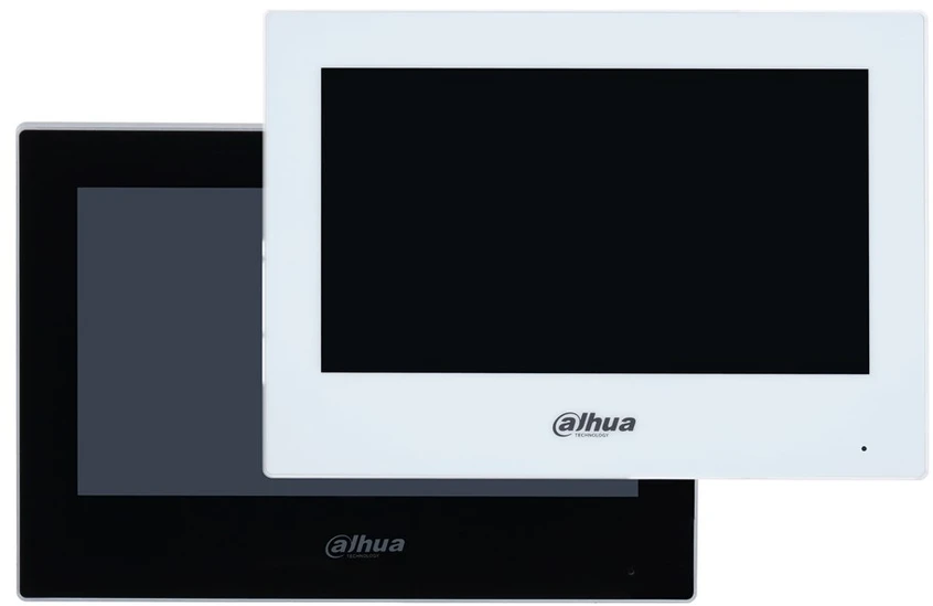 Dahua Technology Co Dvilaidis domofono monitorius 7 colių, veikia tik SIP protokolu, Wi-Fi, baltas