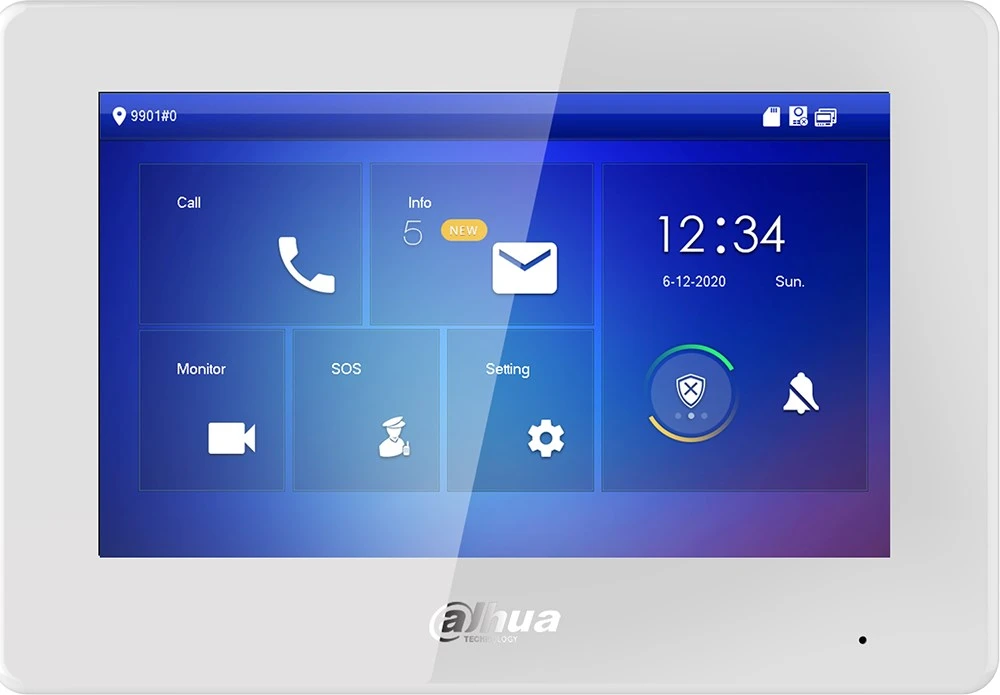 PATALPŲ VIDAUS SKYDELIS VTH5422HW-W IP / Wi-Fi / 2-Wire DAHUA