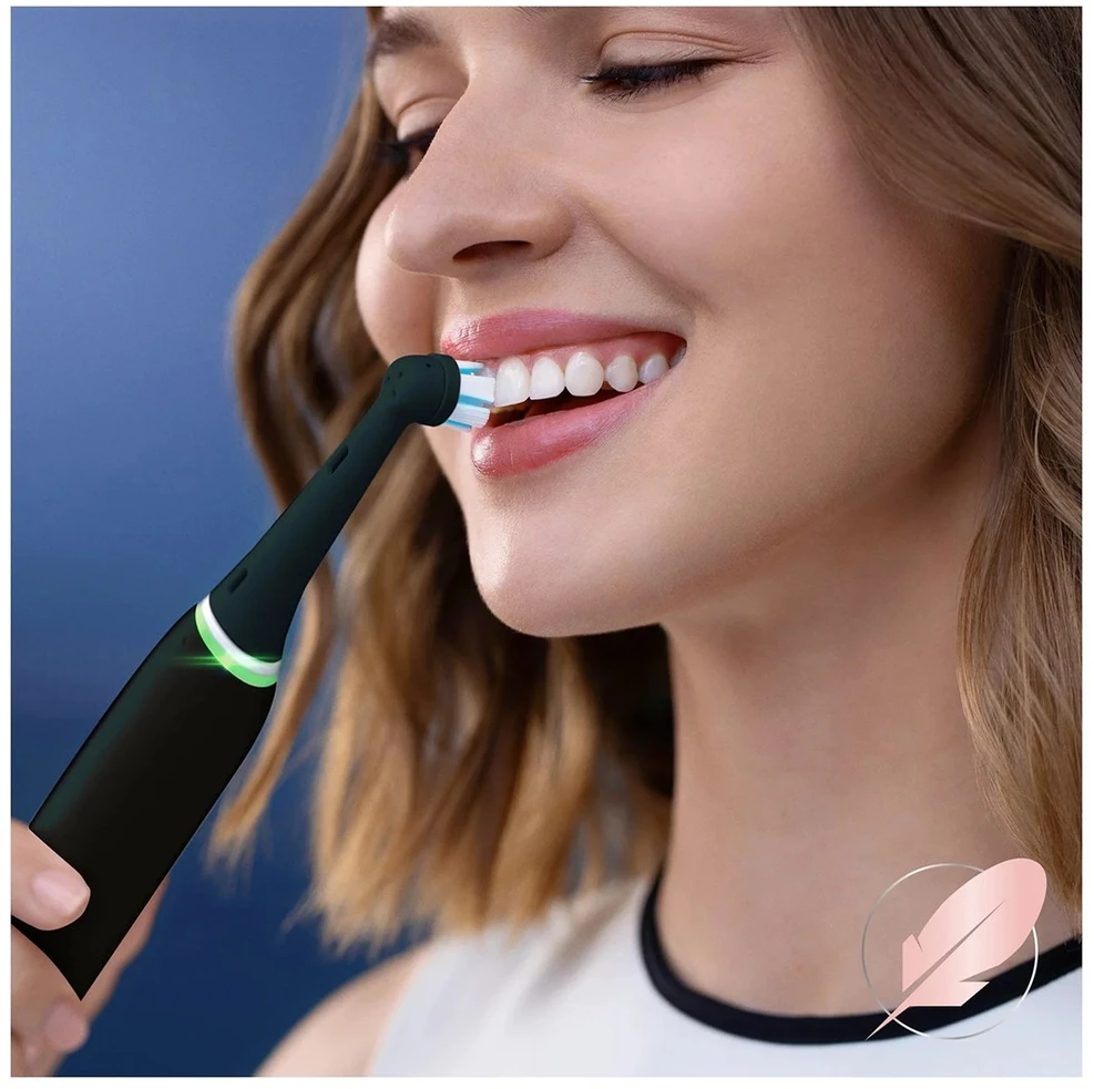 Braun Oral-B 13936240 dantų šepetėlio galvutė 2 vnt Juoda