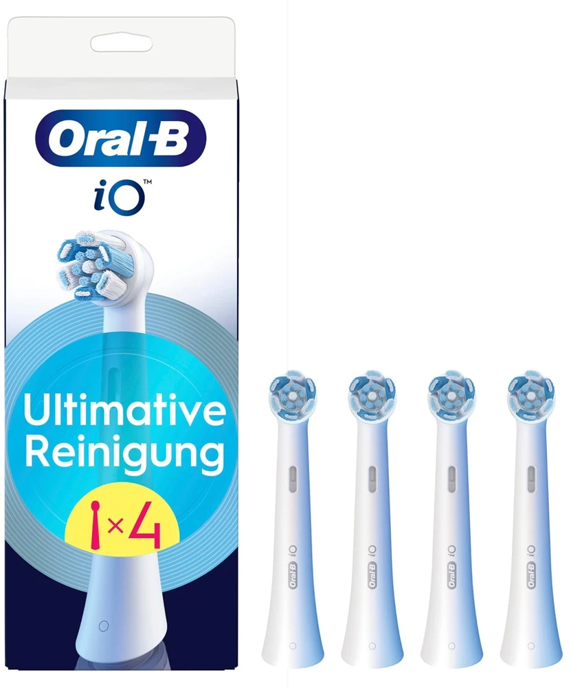 Oral-B iO dantų šepetėlių galvutės Ultimate Cleaning 4 vnt.