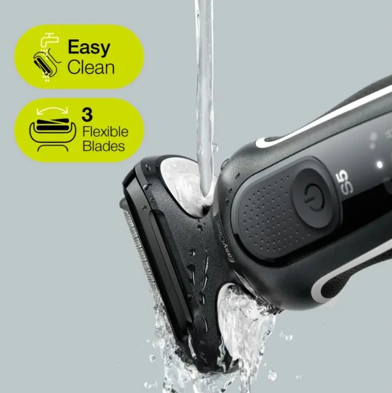 Braun Series 5 51-W1600s Skustuvas Juoda, Balta