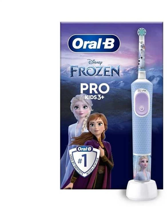 Braun D103.413.2K Vitality PRO Kids Elektrinis Dantų Šepetėlis 3+ Frozen
