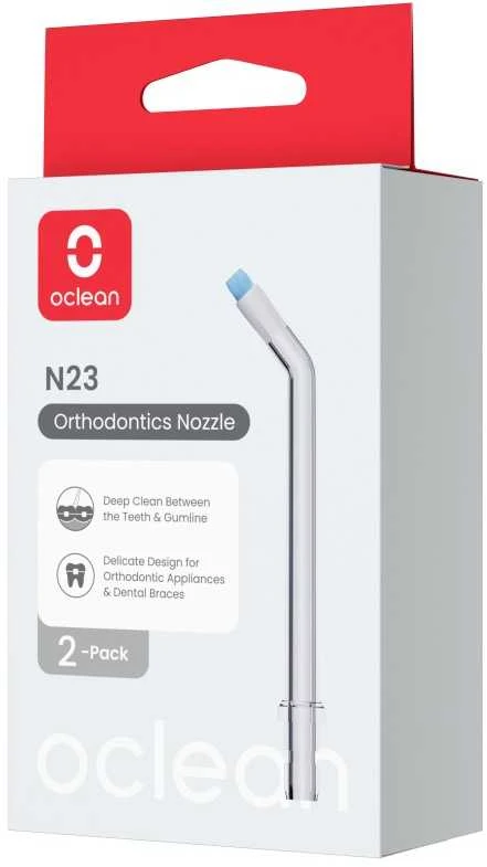 Oclean N23 ortodontinis W10 lite irigatoriaus antgalis, peršviečiamas