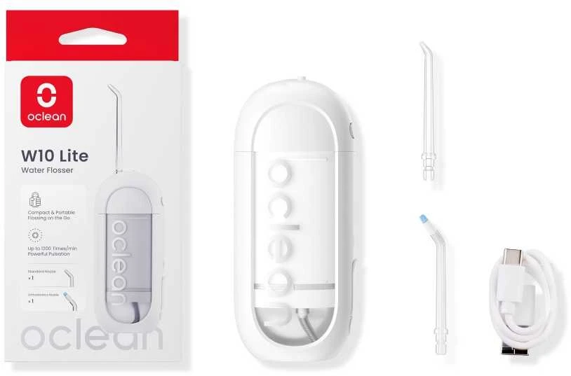 Burnos irigatorius Oclean W10 Lite, Baltas