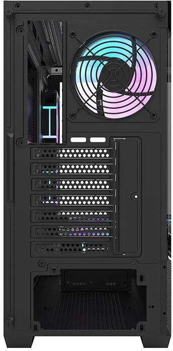 Darkflash DS900 AIR kompiuterio dėklas (juodas) + 7 ARGB ventiliatoriai