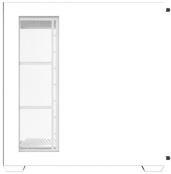 „Darkflash DS900W“ kompiuterio korpusas be ventiliatorių (baltas)