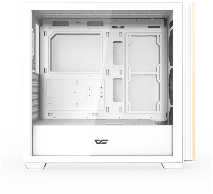 „Darkflash DS900WS“ ATX kompiuterio korpusas be ventiliatorių (baltas)
