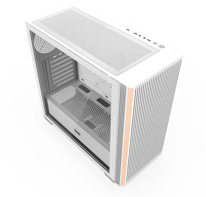 „Darkflash DS900WS“ ATX kompiuterio korpusas be ventiliatorių (baltas)