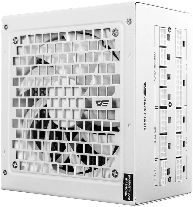 „DarkFlash PMT1050“ kompiuterio maitinimo šaltinis (baltas)