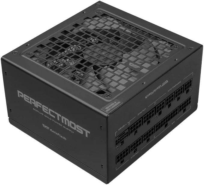 „DarkFlash PMT1050“ kompiuterio maitinimo šaltinis (juodas)