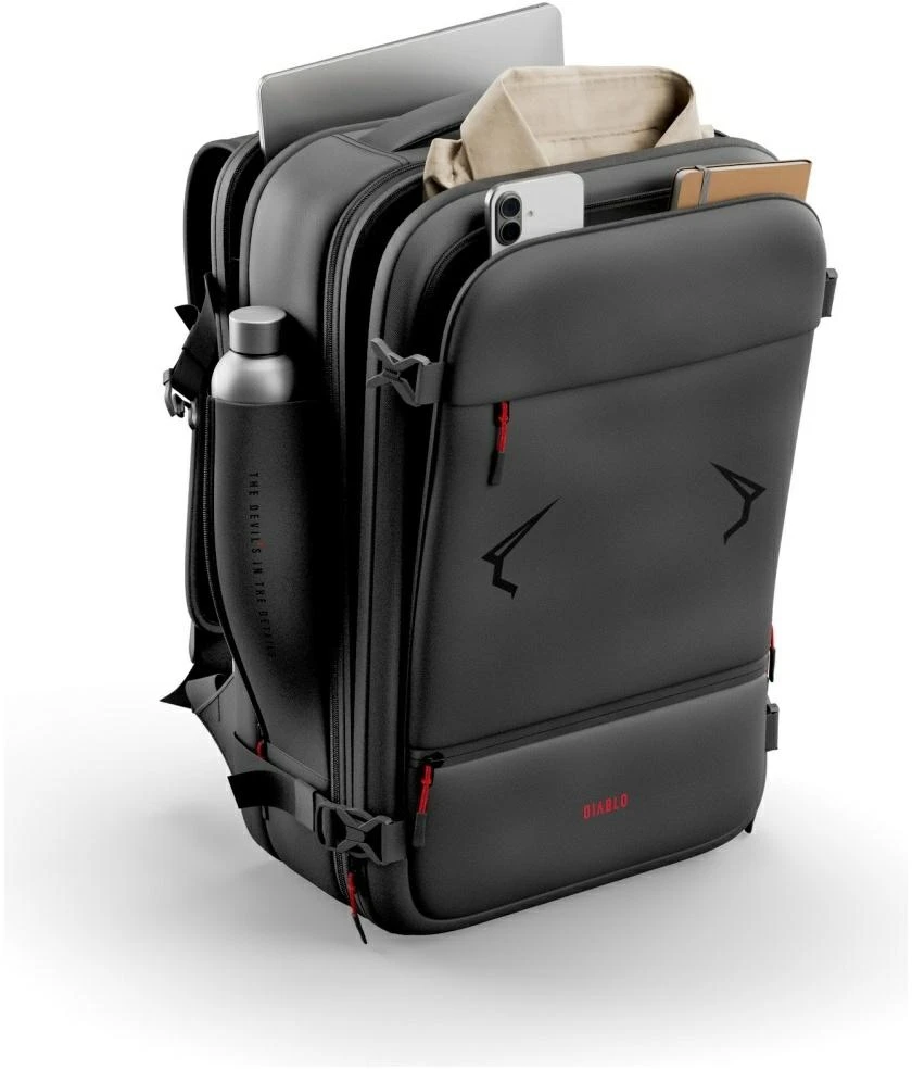 Daugiafunkcinė vakuuminė kuprinė Diablo Chairs Backpack Air juodos spalvos