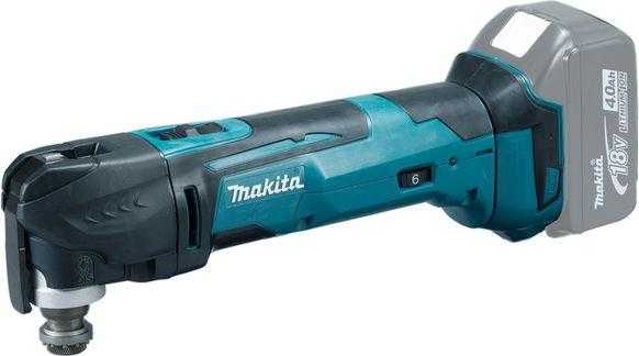 Makita DTM51Z Akumuliatorinis universalus švytuoklinis įrankis 18V 6000-20000 judesiai per min, amplitudė 3,2°; Be akumuliatorių ir kroviklio!
