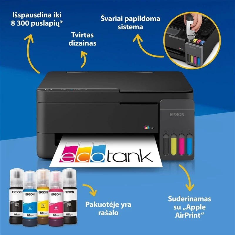 Spausdintuvas Epson EcoTank L3310