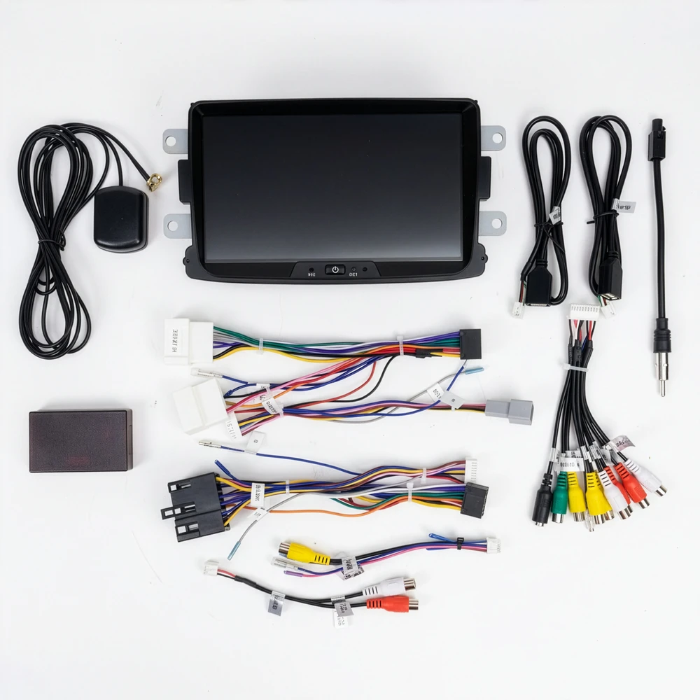 Daugialypės terpės grotuvas PNI DAC100 su Android 10 2GB DDR3 / ROM 32GB, navigacijos sistema, skirta Dacia Logan 2 Sandero Duster Renault Capture, jutiklinis ekranas, Bluetooth, RDS