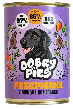 Dobry Pies Šunų Maistas - DOBRY šunims Jautiena su Žemės Kriauše ir Rozmarinu 400g