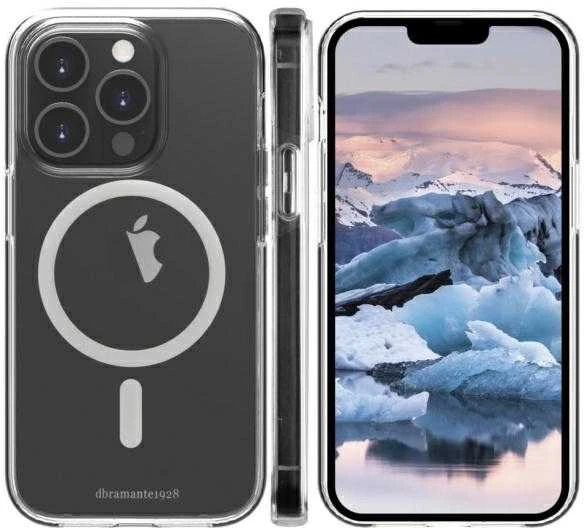 Dbramante1928 Dėklas dbramante 1928 Iceland Pro MagSafe skirtas Apple iPhone 14 Pro skaidrus