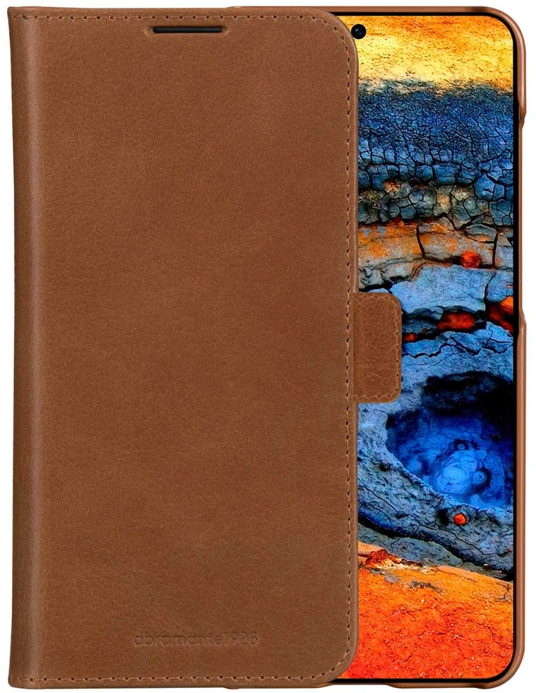dbramante1928 Lynge atverčiamas dėklas, skirtas Samsung Galaxy A56 – ruda