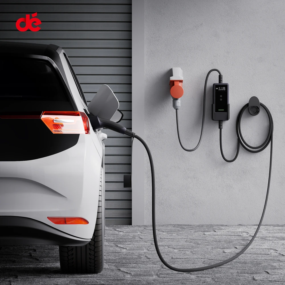 dé 11kW Portable Charger with 10m Cable (APP VERSION)