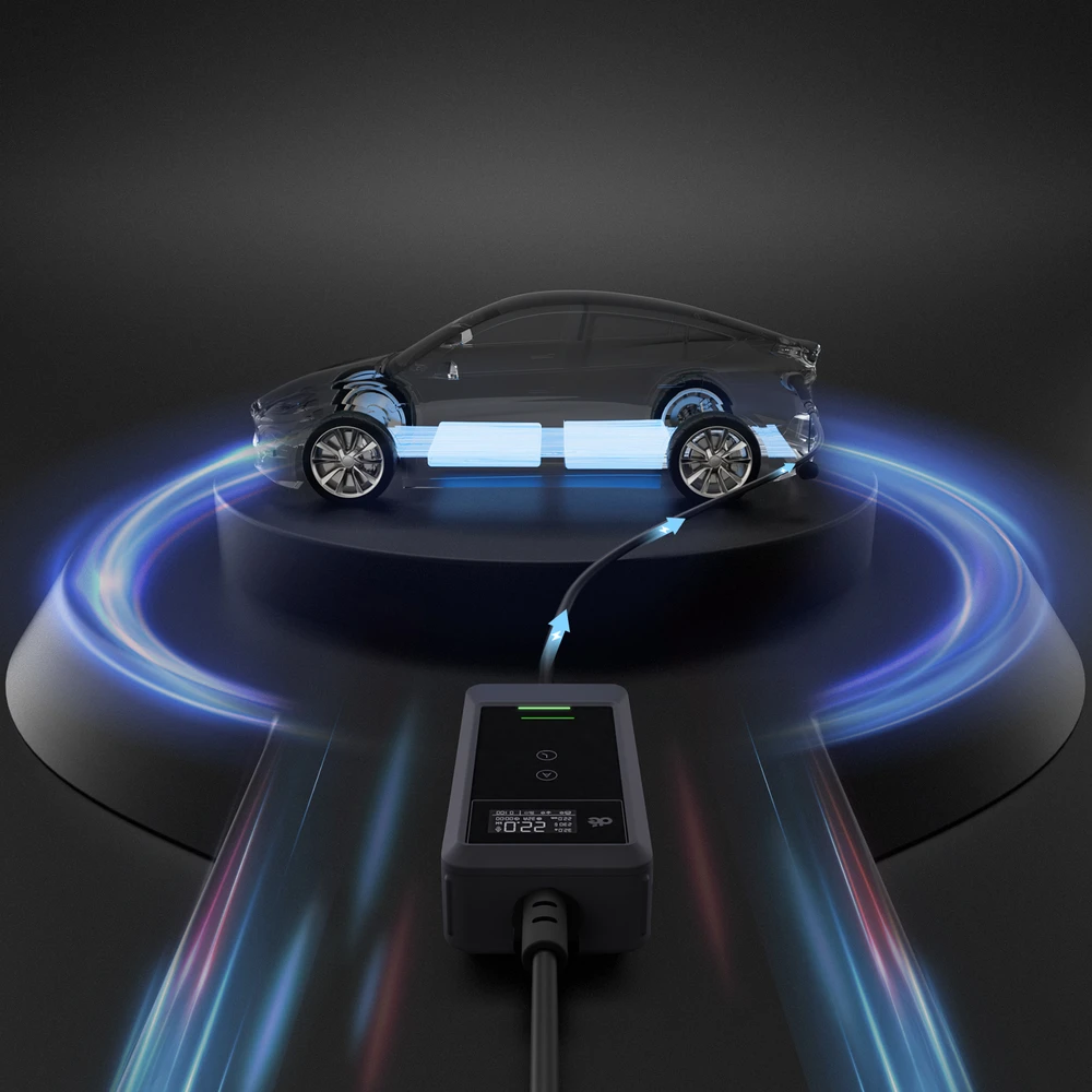 dé 22kW Portable Charger with 10m Cable (APP VERSION)