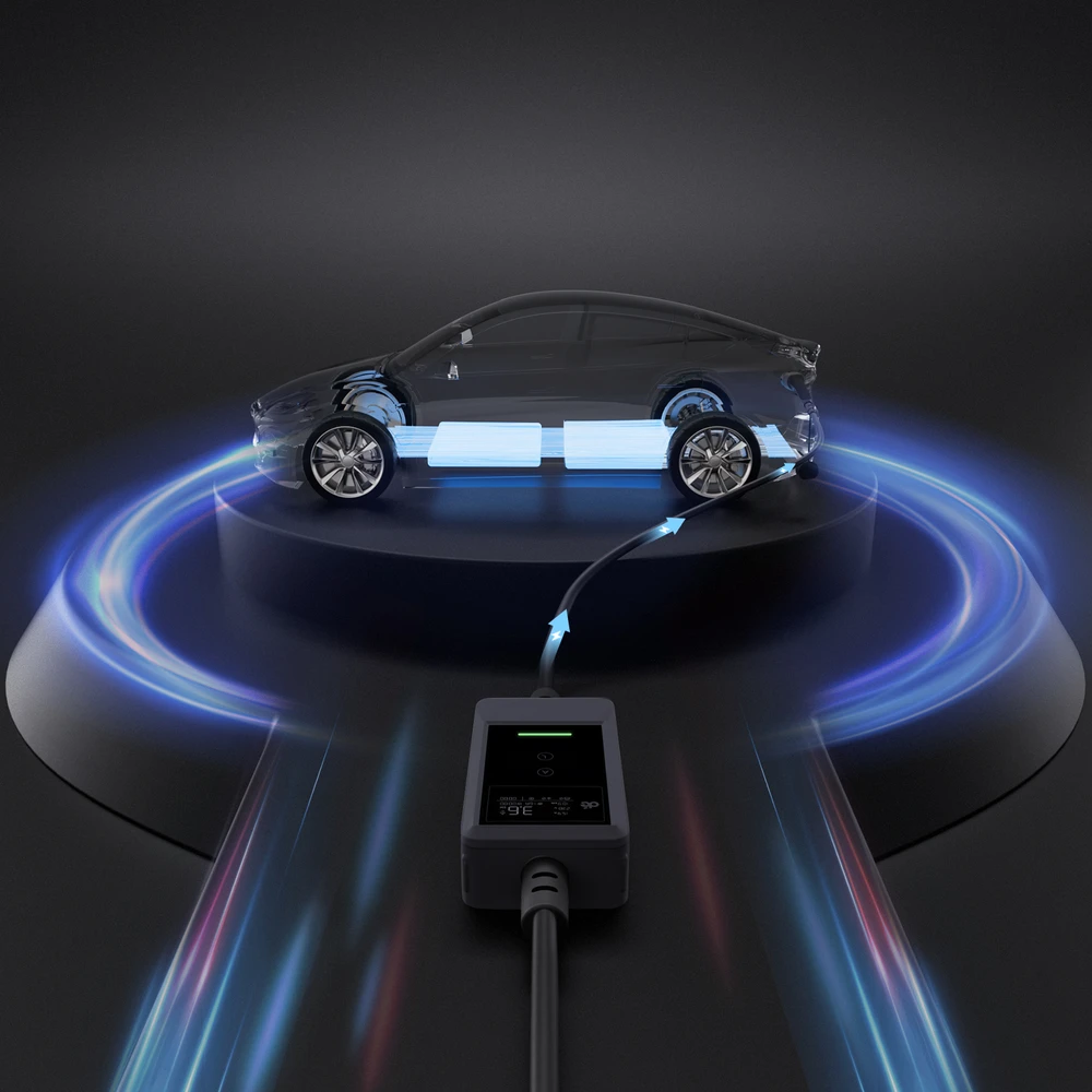dé 3kW Portable Charger with 10m Cable (APP VERSION)
