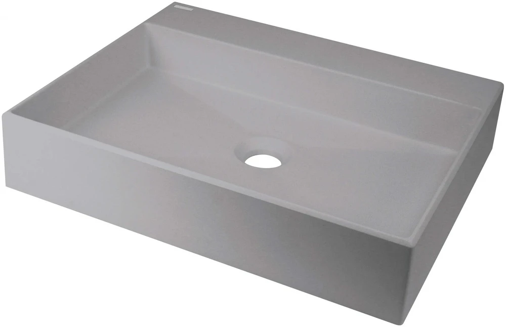 Granitinis praustuvas Deante Correo 50x40 cm, CQR_SU5S, Metallic pilkas