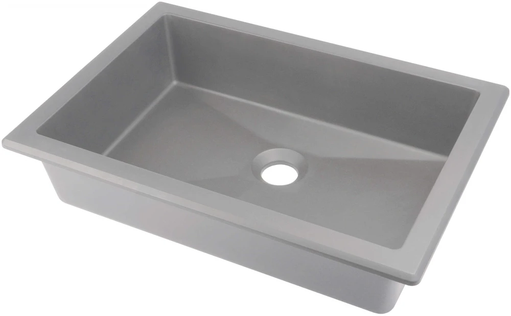 Granitinis praustuvas Deante Correo CQR_SU5U, Metallic pilkas