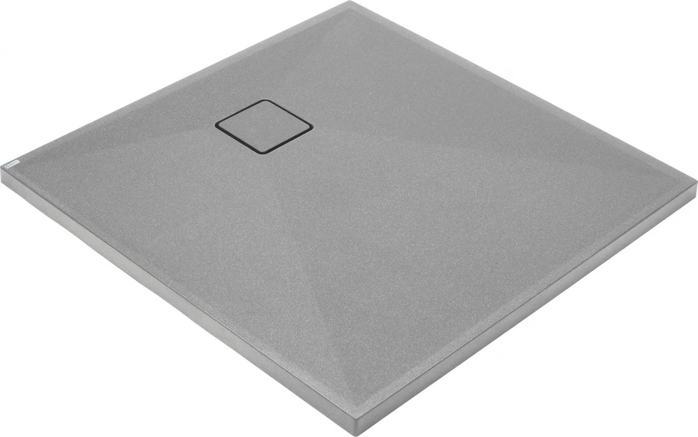 Granitinis dušo padėklas Deante Correo, Metallic pilkas, 80x80 cm