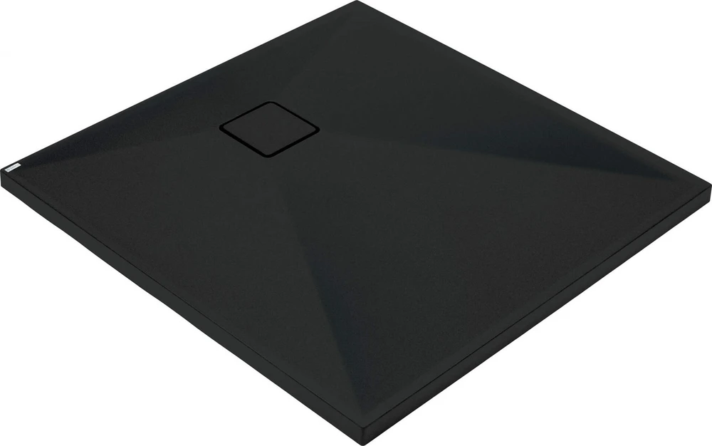Kvadratinis granitinis dušo padėklas Deante Correo, Nero, 90x90 cm