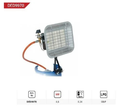 DEDRA DUJŲ RADIATORIUS BALONUI 4.6kW