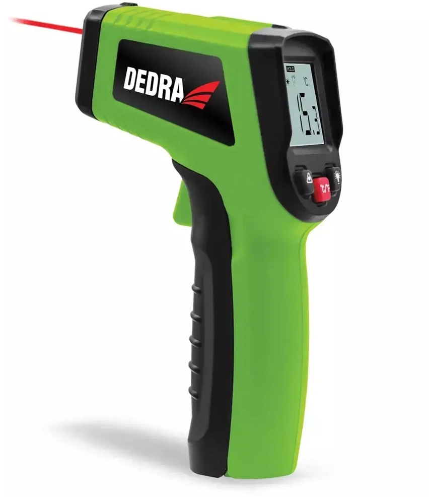 Dedra Nekontaktinis pirometras lazerinis termometras 50C iki 600C