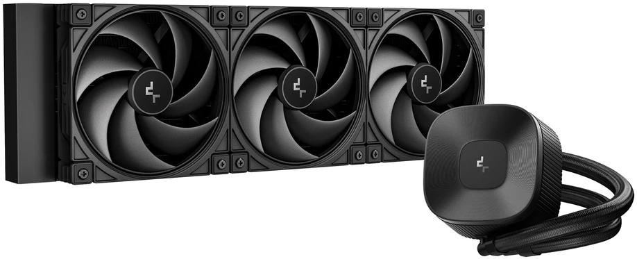 DeepCool LE360 V2 ZERO DARK Processor Liquid cooling kit 12 cm Juodas 1 pc(s)