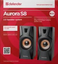 Kompiuterio kolonėlės Garsiakalbiai - Defender Aurora S8 2.0 8W USB